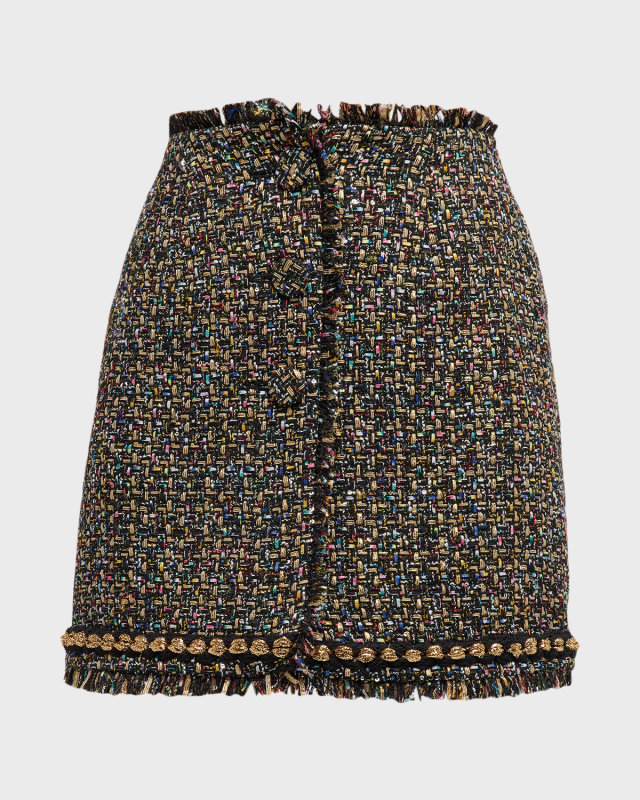 Odette Confetti Tweed Mini Skirt